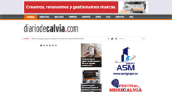 Desktop Screenshot of diariodecalvia.com