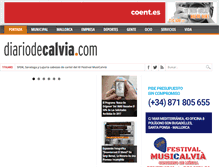 Tablet Screenshot of diariodecalvia.com